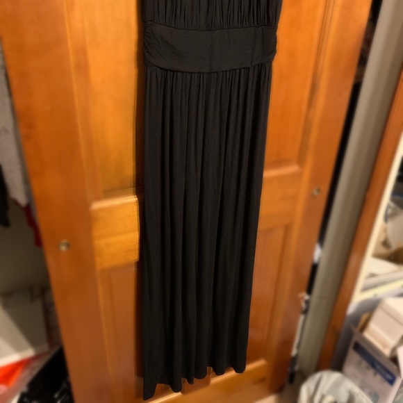 FRANCESCAS Black Maxi Dress long tank top dress floor length flowy loose scoop - Picture 8 of 10